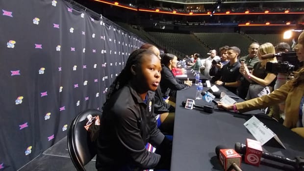 Zakiyah Franklin at Big 12 Media Days